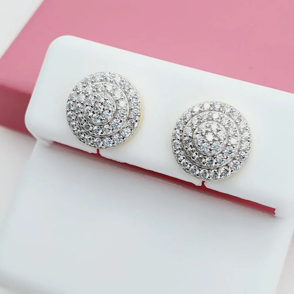 "925 Sterling Silver Cubic Zirconia Earrings, U19254611 - Picture 5 of 10